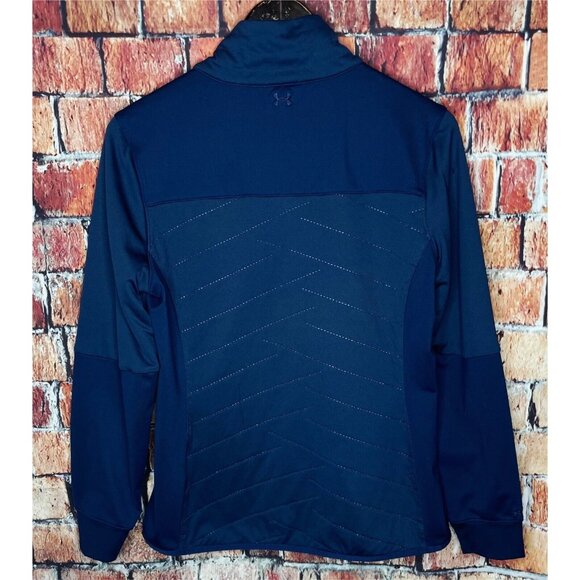 Georgia Tech Yellow Jackets GT Under Armour Women’s Large Blue Full Zip Jacket - Picture 3 of 5